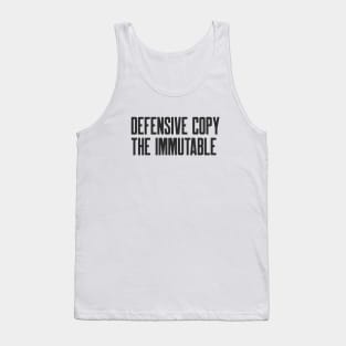 Secure Coding Defensive Copy the Immutable Tank Top